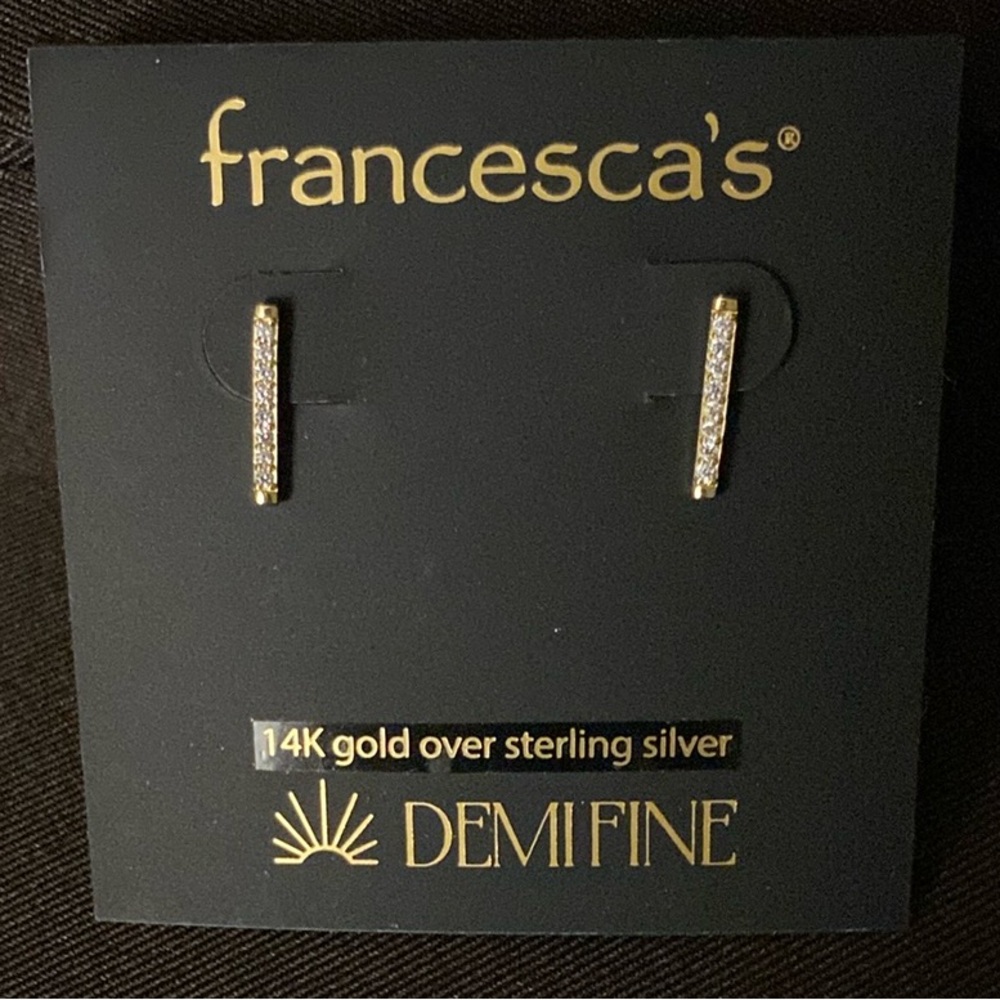 Francesca's Collections Gold and Silver Earrings